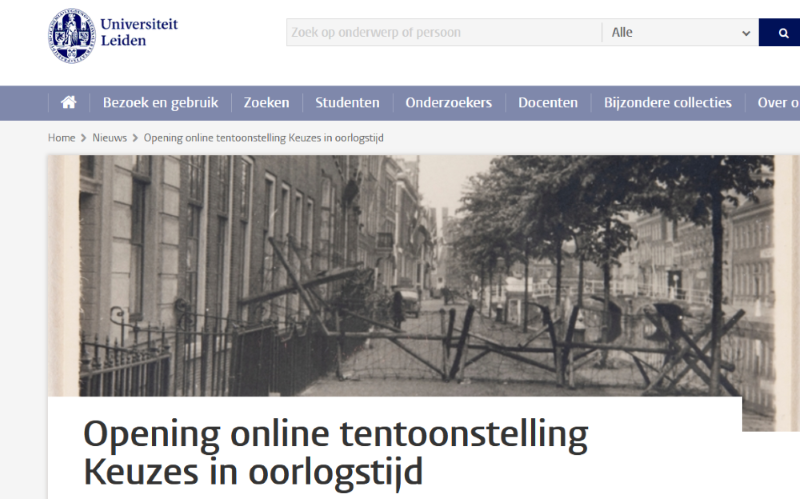 Opening tentoontstelling